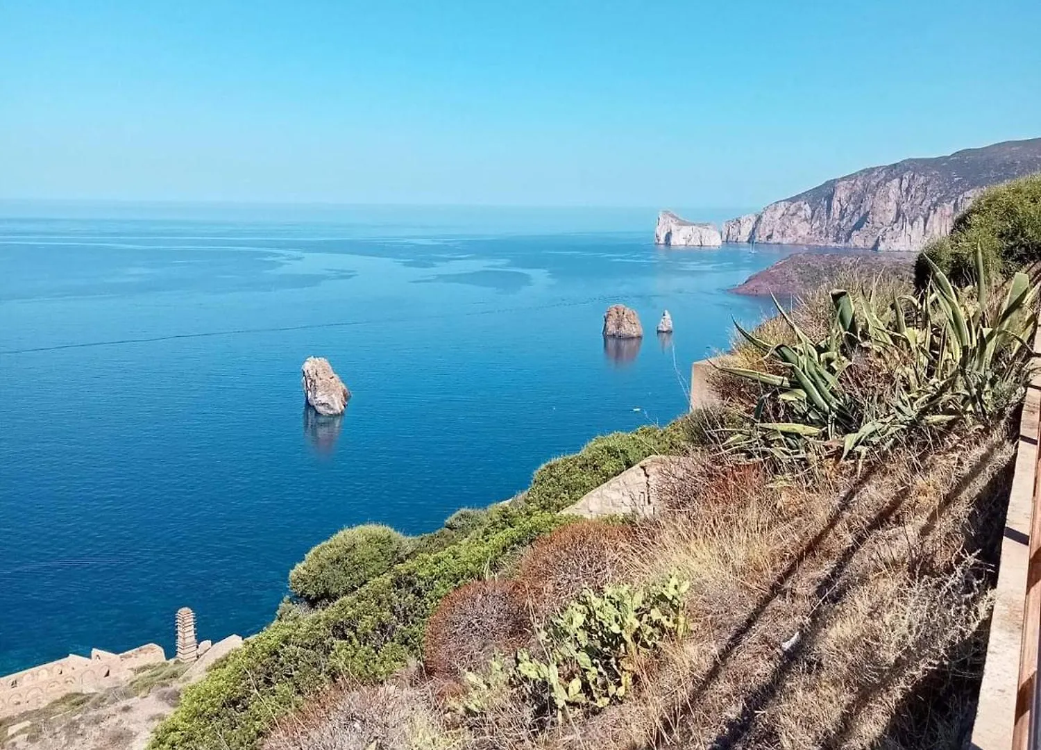Сasa de vacaciones Villa La Perla E Le Conchiglie Tanca Piras Vista Mare Nebida